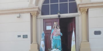 La Calera: imagen de la Virgen del Rosario