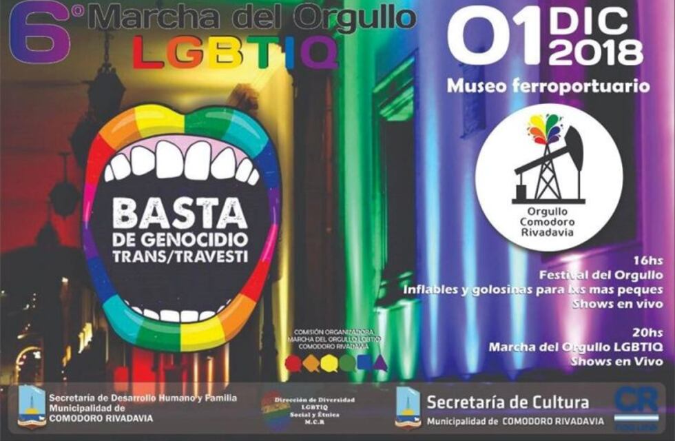 Este sábado se concretará la 6° Marcha del Orgullo LGBTIQ