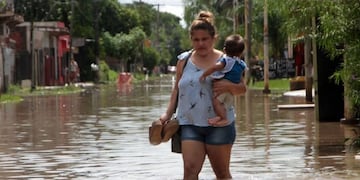 Las zonas urbanas no escaparon a las inundaciones\u002E