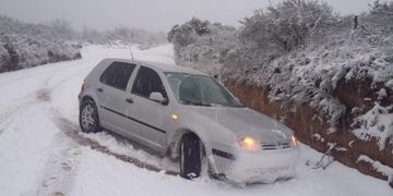 El norte cordobés en San Pedro y Tulumba se vio sorprendido por una intensa nevada este jueves\u002E