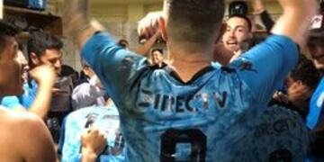 Desahogo y felicidad en el vestuario Celeste\u002E Se viene Belgrano\u002E\u002E\u002E