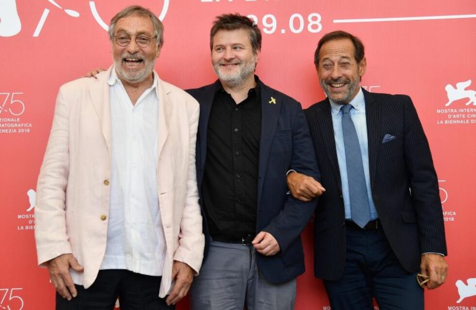 El momento en que Francella y Brandoni son ovacionados en Venecia