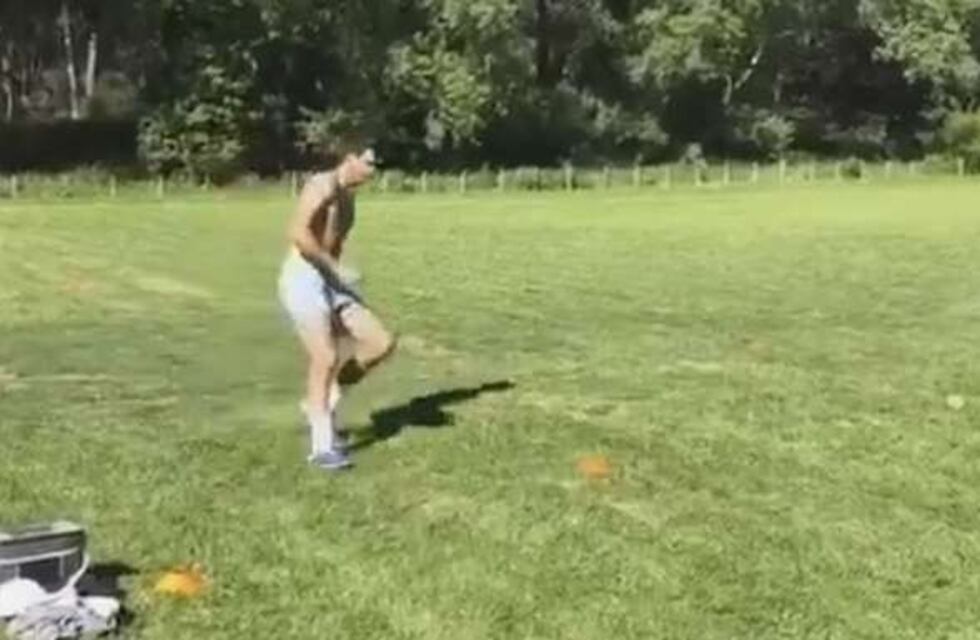 Juan Martín Del Potro trabaja intensamente de cara a la final de Copa Davis