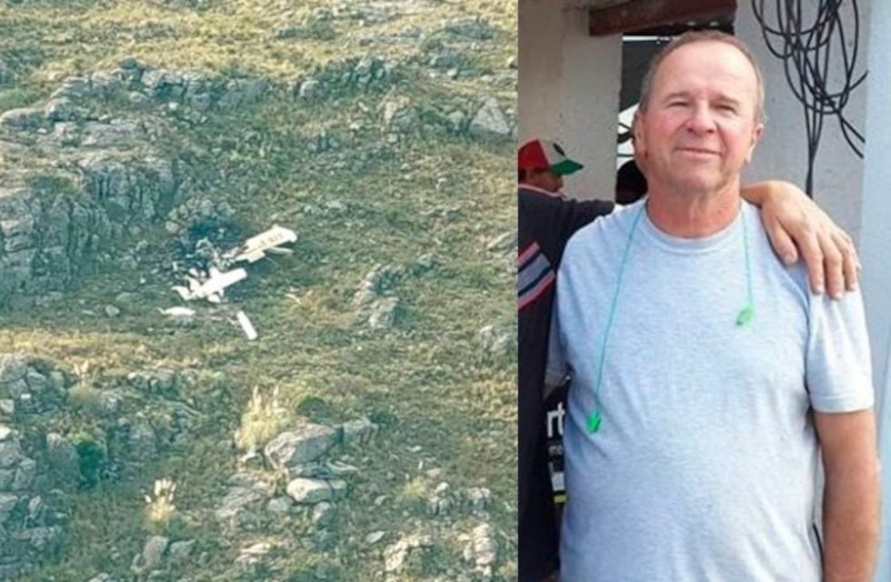 Encontraron muerto al piloto cordobés que cayó con su avioneta en San Luis