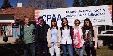 Equipo\u002E Regues, Pantano, Pollacchi, Neme, Sánchez y Villegas son parte del grupo de trabajo\u002E Foto: Nicolás Varvara\u002E