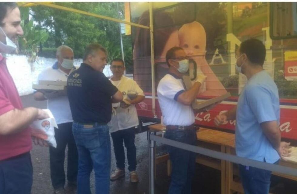 En su día, veteranos de Malvinas prepararon el almuerzo para los trabajadores del Samic de Alem
