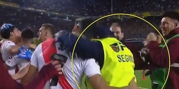 Habló el empleado de seguridad despedido por festejar con los jugadores de River