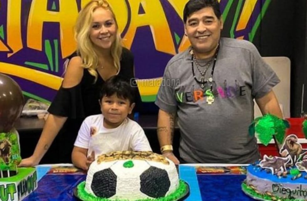 Diego Maradona cortó relación con Verónica Ojeda y con su hijo Dieguito Fernando