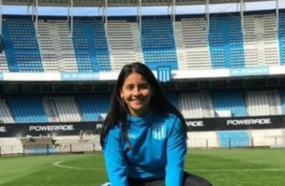 Milagros, flamante jugadora de Racing, en la Selección Sub 20