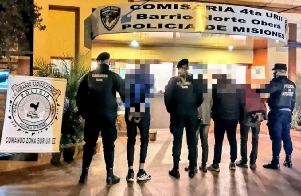 Cuatro jóvenes apedrearon una casa, atacaron a policías y fueron detenidos