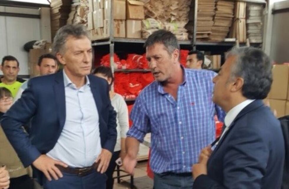 Macri pasó por Maipú y visitó una cooperativa social