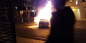 El fuego duró 15 minutos hasta que llegaron los bomberos