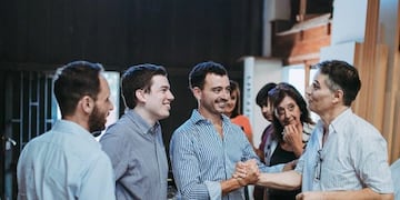 De Loredo con los dirigentes de Cambiemos\u002E