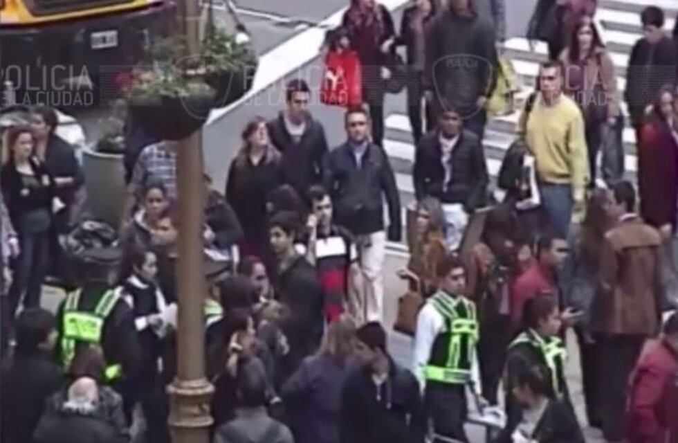 Así detuvieron a pungas en pleno Centro porteño