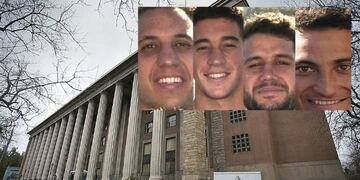 Los acusados: Enzo Falaschi, Sebastián Vanin, Lisandro Biffi e Ignacio Ceschín\u002E José Hervida también se encuentra imputado en la causa pero por abuso sexual simple\u002E