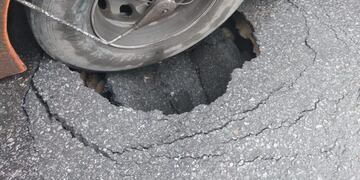 Usuarios denunciaron el estado de las calles por las redes sociales