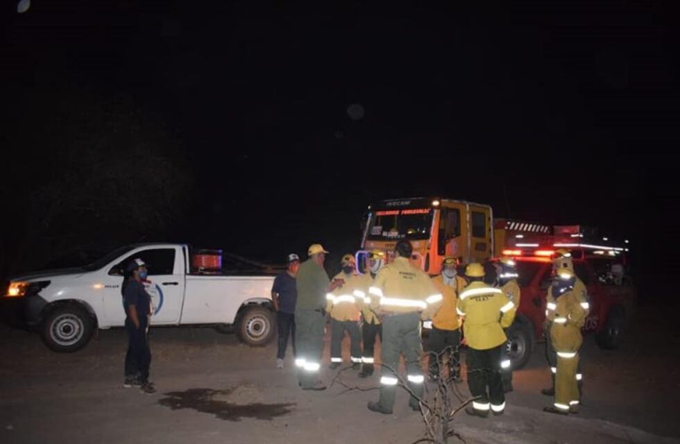 Extinguieron un incendio en Salavina