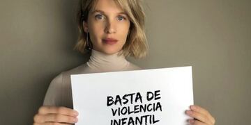 Liz Solari y su campaña contra la violencia infantil