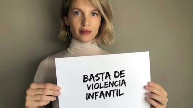 Liz Solari y su campaña contra la violencia infantil