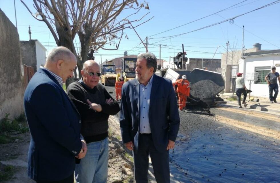 Finalizó la pavimentación de dos cuadras de calle Dufourq
