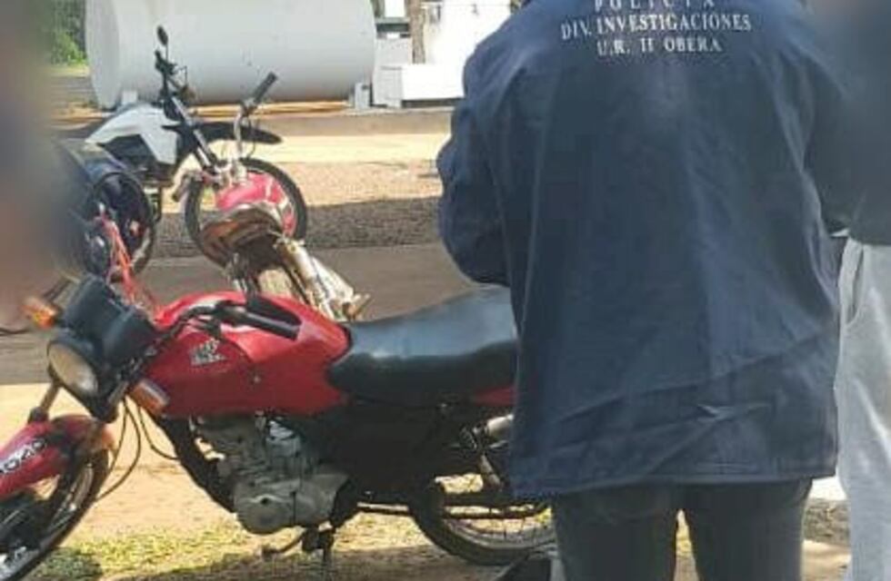 Recuperaron en Panambí una moto que fue robada en Oberá