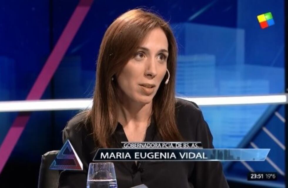 Vidal dijo que en la provincia de Buenos Aires no hay plata para el bono de fin de año