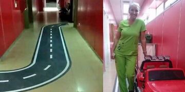 En Ushuaia los niños entran al quirófano en autitos para bajar el nivel de estrés\u002E Foto: Contratapa\u002E