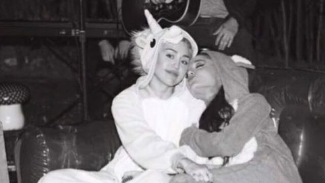 Cyrus y Ariana Grande.
