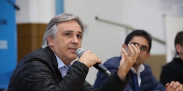 El intendente Martín Llaryora\u002E
