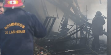 Incendio en una casa de Las Heras. Vivía sola una anciana que murió producto de las quemaduras. /Imagen ilustrativa