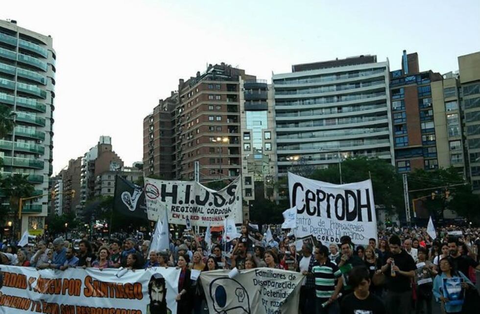 Marcha por Santiago Maldonado en Córdoba