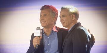 Mauricio Macri y Miguel Ángel Pichetto\u002E (Foto: Federico López Claro)