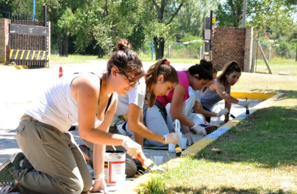 Cientos de estudiantes de la UNRC participaron de las jornadas de trabajo voluntario