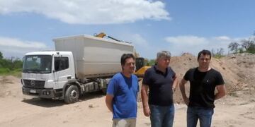 Alesandri junto al Intendente Mauricio Jaimes