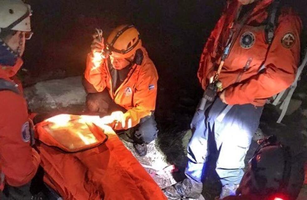 Se realizó el rescate de una joven lesionada en Laguna Esmeralda