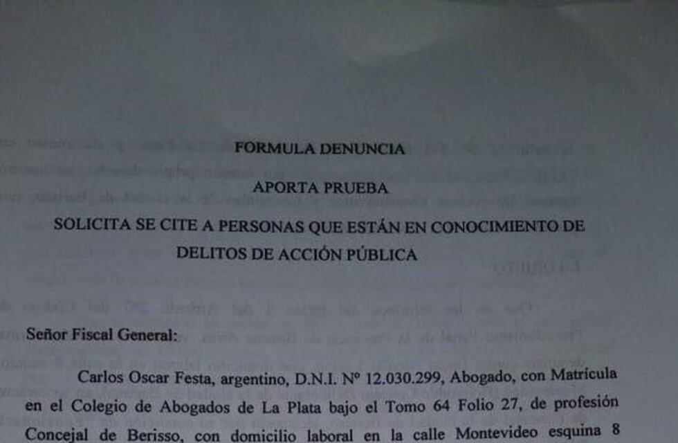 Denuncian a un Concejal por decir que pagan a chicos para hacer amenazas de bombas