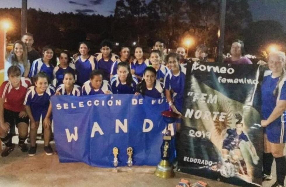 Las chicas de Wanda, campeonas del torneo de fútbol femenino