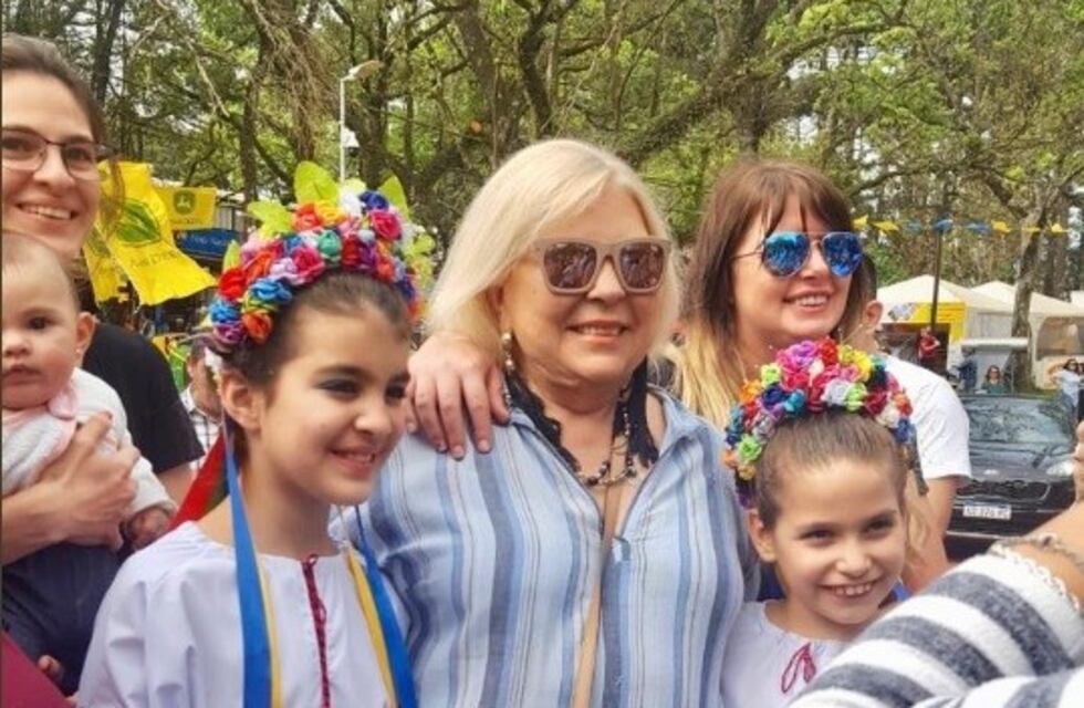 Lilita Carrió pasó por Oberá y sorprendió con su custodia