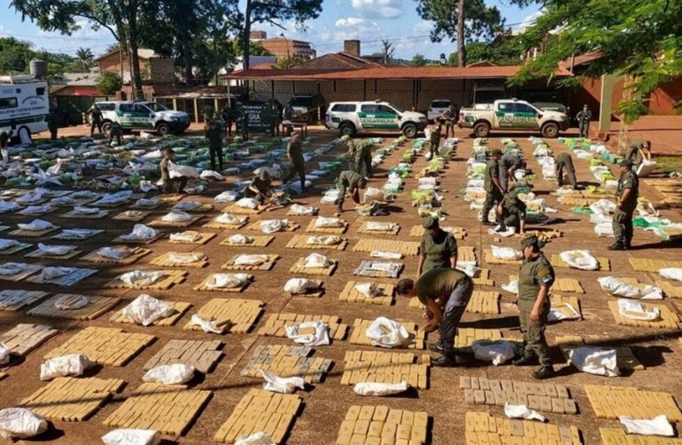 Más de 10 toneladas de marihuana incautada, uno de los mayores golpes antinarcóticos en Misiones