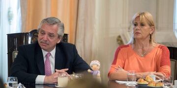 Marcela Losardo y Alberto Fernández (Foto: Twitter)