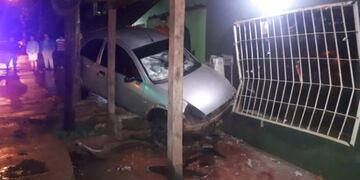 Cinematográfico accidente en Posadas