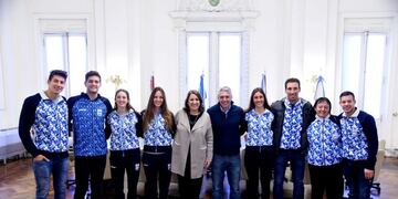 Distinguieron a deportistas rosarinos que participaron de los Panamericanos (Municipalidad de Rosario)