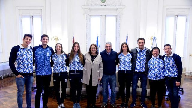 Distinguieron a deportistas rosarinos que participaron de los Panamericanos (Municipalidad de Rosario)