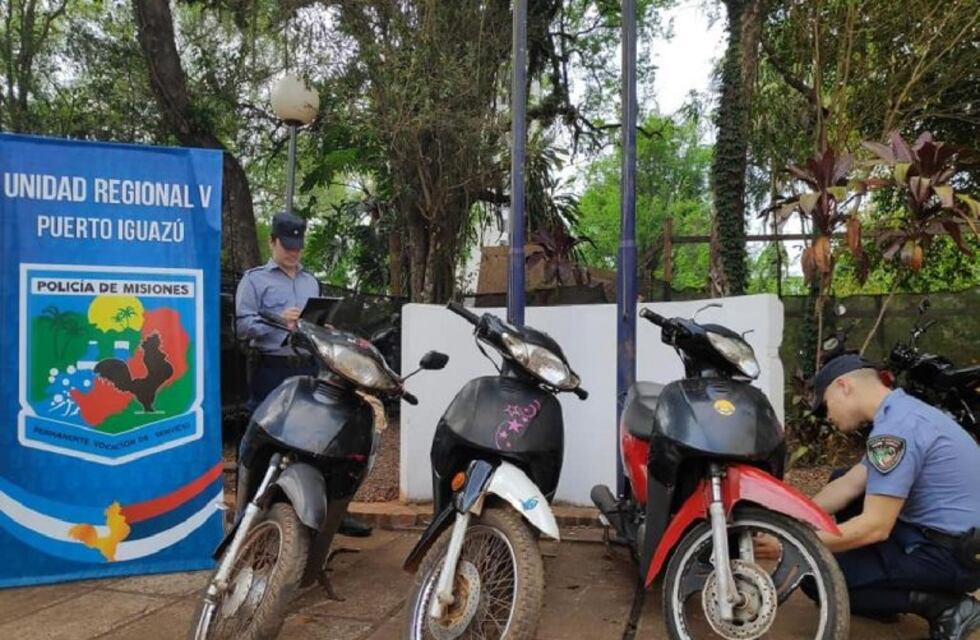 Recuperaron dos motocicletas que habían sido robadas y otras nueve quedaron retenidas