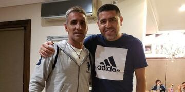 Raúl Cascini y Juan Román Riquelme.