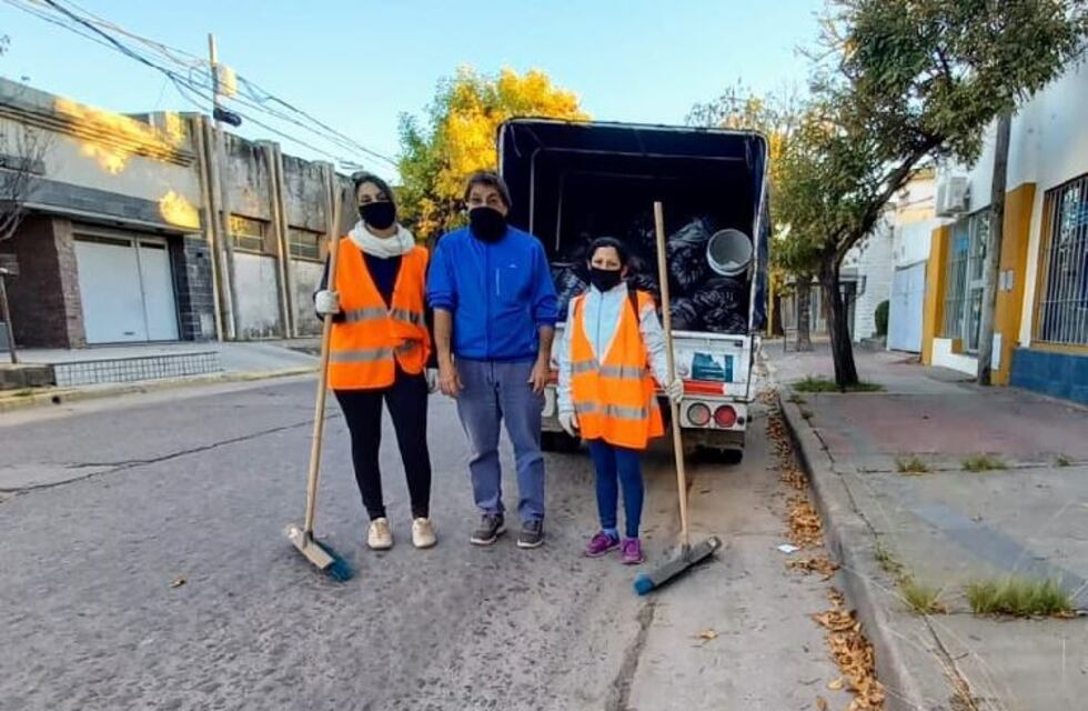 Campaña de recolección de hojas en la ciudad