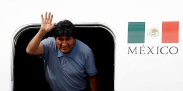 Evo Morales llegó a México para recibir asilo político (AP Photo/Eduardo Verdugo)