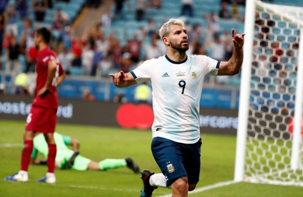 Copa América: Sergio "Kun" Agüero encontró el gol frente a Catar
