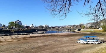 Sequía en el Río San Antonio\u002E Foto: VíaCarlosPaz