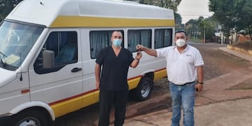 La combi ya está al servicio del hospital\u002E